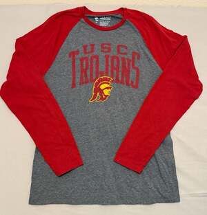 Trojan Apparel USC Trojans Raglan Long Sleeve Shirt Size M Women’s